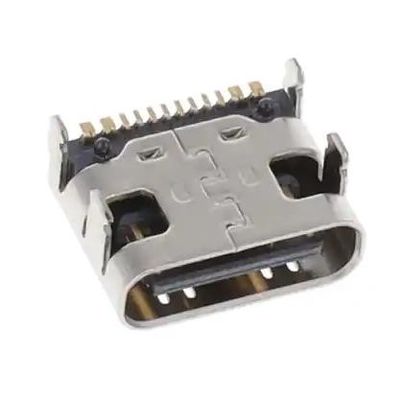 DX07S016JA3R1500 USB-C USB 2.0 Receptacle Connector 24 Position Right Angle