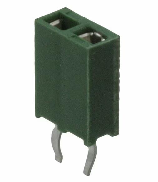215297-2 2 Position Receptacle Connector 0.100&quot; (2.54mm) Through Hole Gold