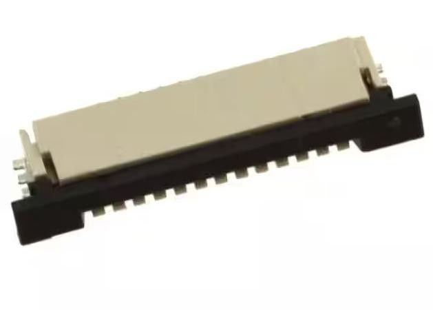 1-84952-2 12 Position FPC Connector Contacts, Bottom 0.039&quot;  Right Angle